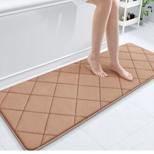 Memory Foam Bath Mat 59x20 - Dark Beige
